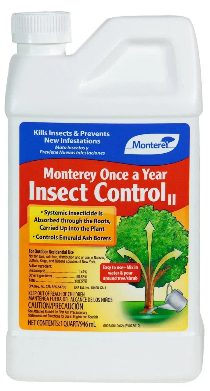 Why I Recommend Monterey Once-A-Year Insecticidal Drench for Tree Care