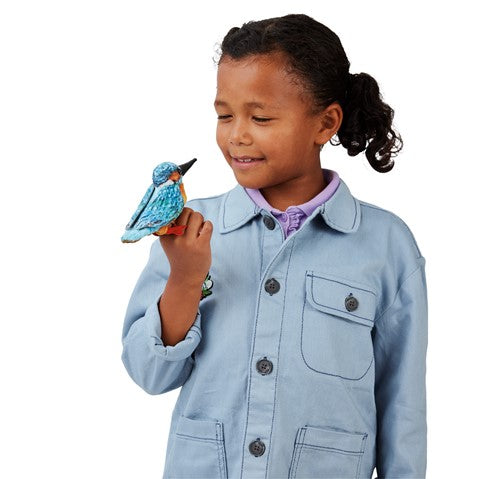 Mini Kingfisher, Common Finger Puppet