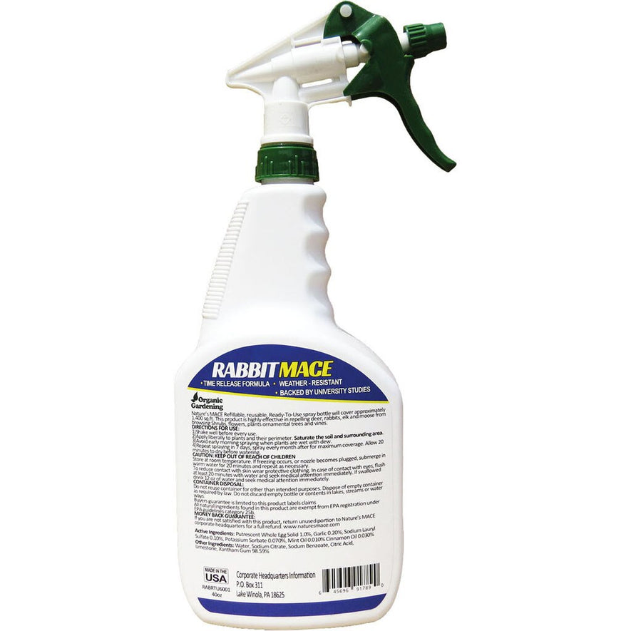 Nature's Mace Rabbit Repellent, 40oz RTU