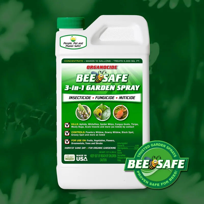 plant safe spider spray Buy Organocide Bee Safe 3-in-1 Garden Spray, 32oz Online in USA, $34.95