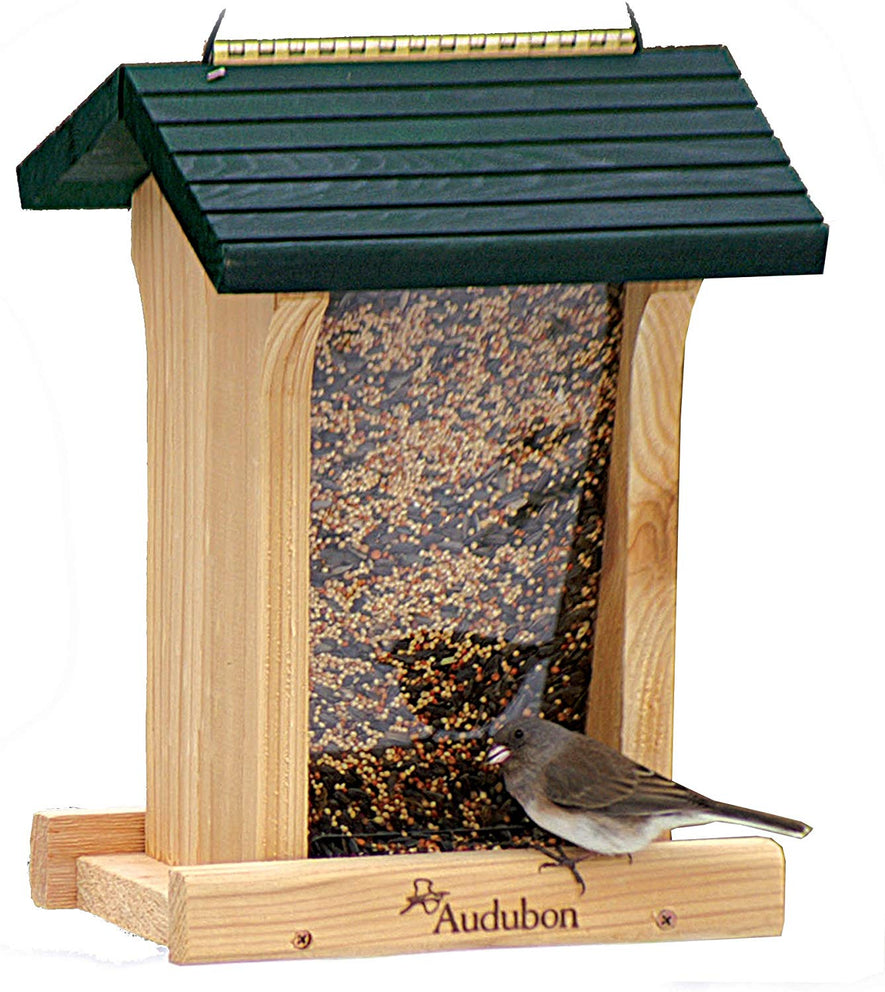 Audubon Deluxe Honey Stained Feeder