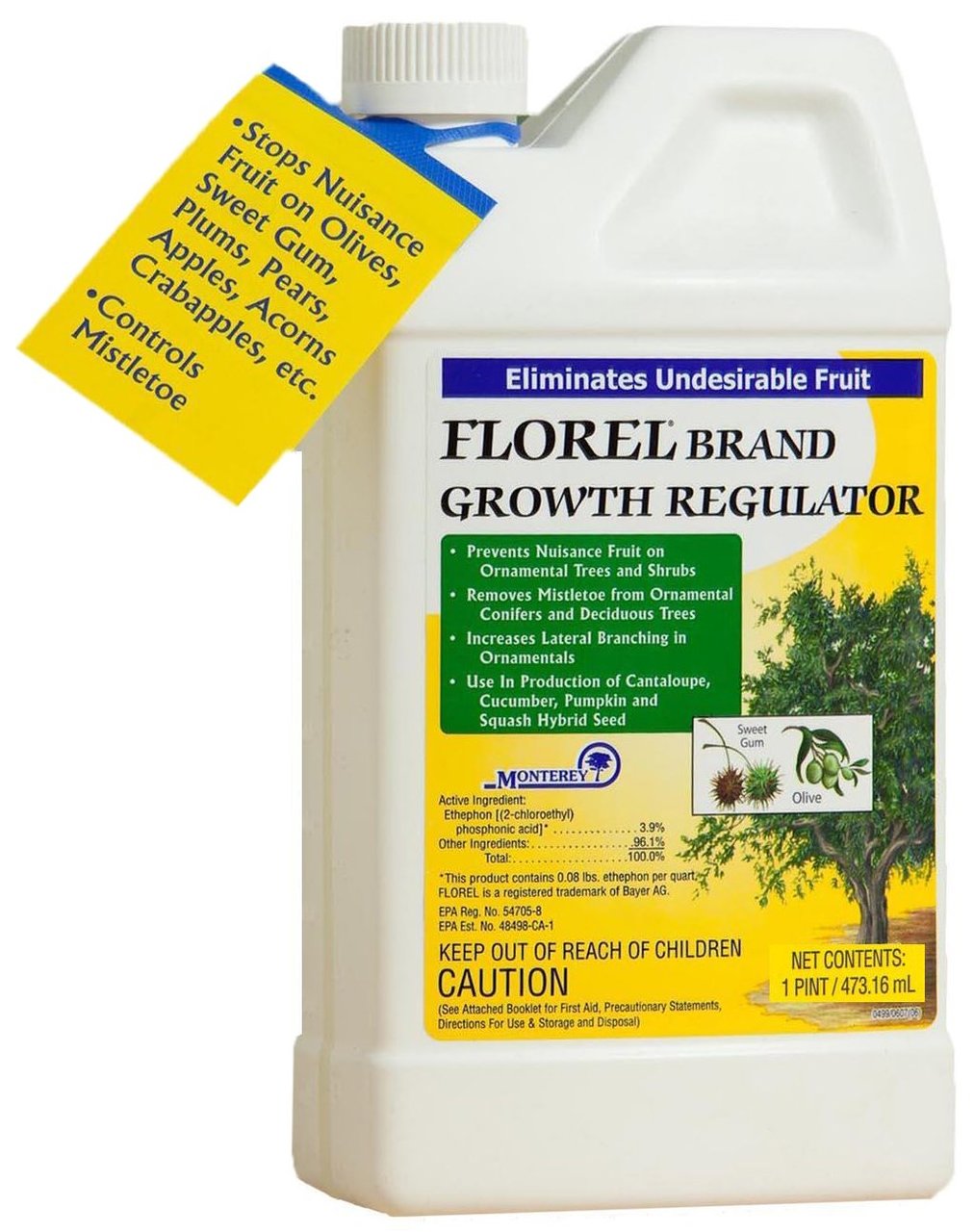 mistletoe herbicide Monterey pt Florel Growth Regulator