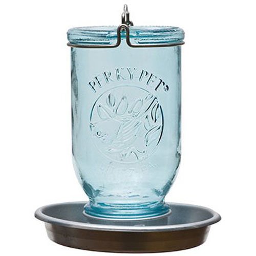 Mason Jar Wild Bird Waterer