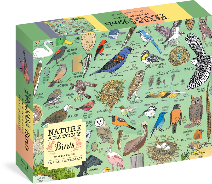 Nature Anatomy, Birds 500pc Puzzle