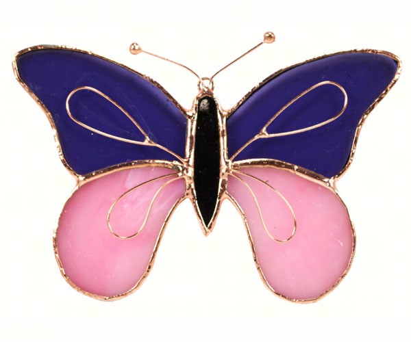 Purple & Pink Butterfly Sun Catcher