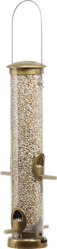 Quick-Clean Brass Seed Tube Feeder, Medium