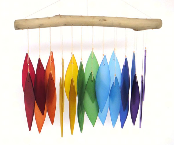 Rainbow & Driftwood Windchime