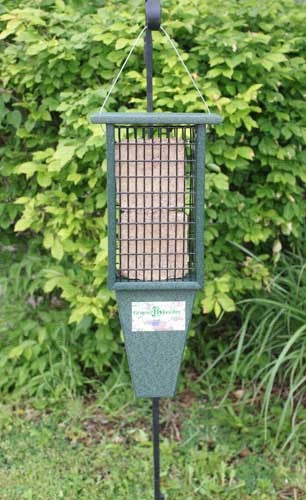 Double Suet Feeder Green