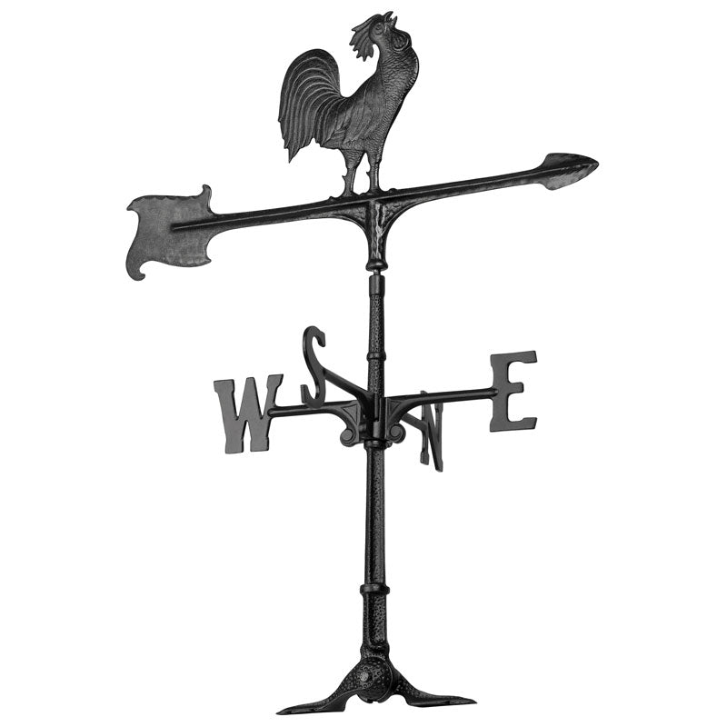 30-Inch Decorative Rooster Weathervane for Garden & Rooftop