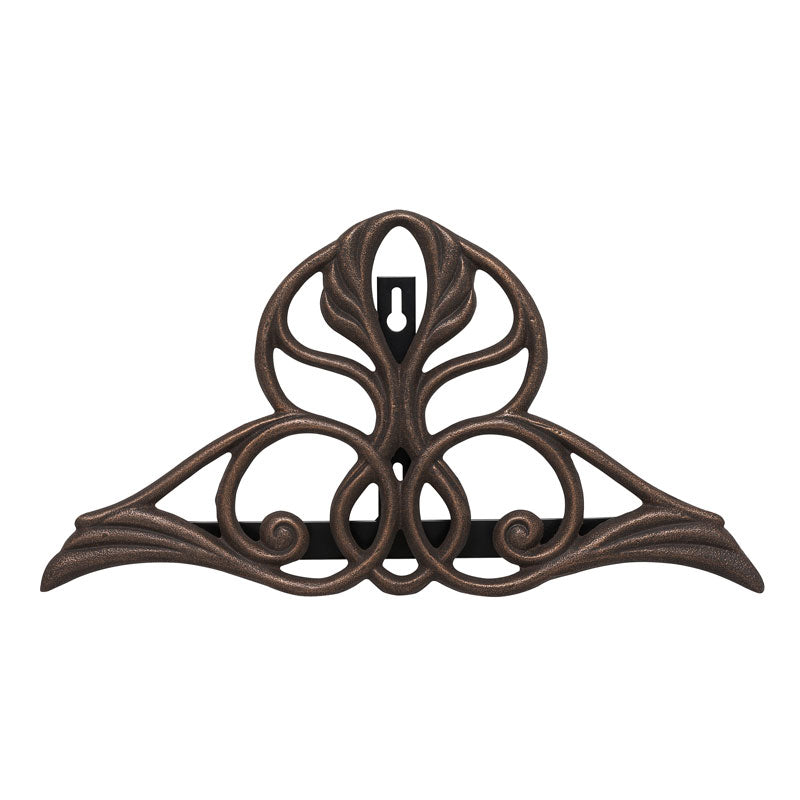 Victorian Oil Rubbed Bronze Wall-Mount Garden Hose Holder