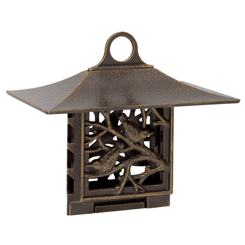 French Bronze Nuthatch Suet Bird Feeder