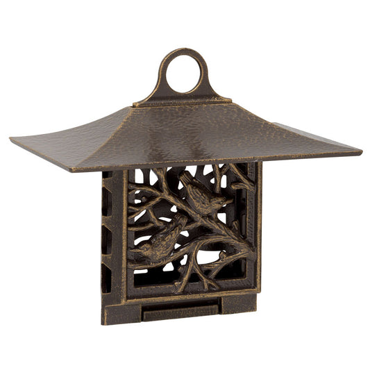French Bronze Nuthatch Suet Bird Feeder