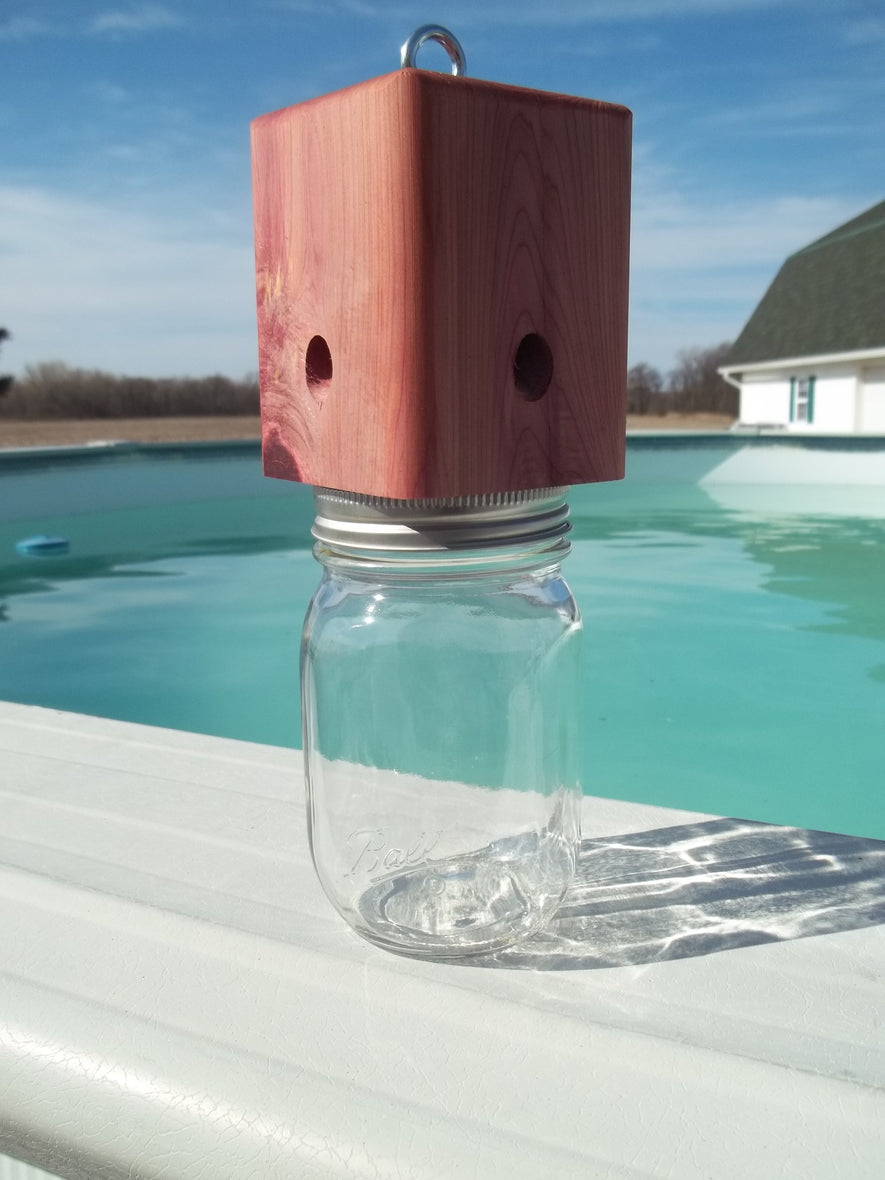 Red Cedar Carpenter Bee Trap