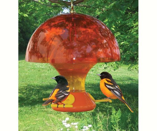 12-Inch Orange Hanging Baffle