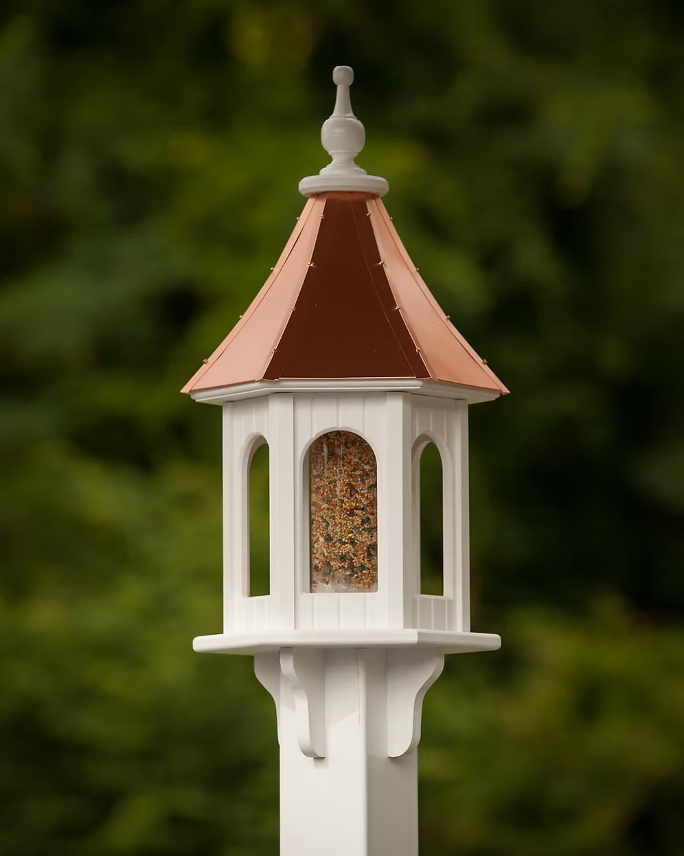 Compact Hexagon Bird Feeder