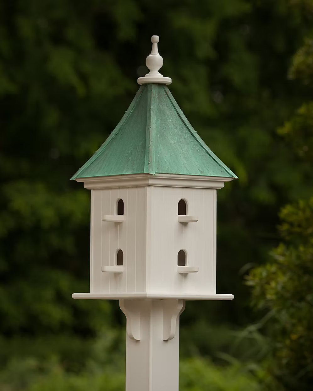 Square Bird Villa with Copper Roof