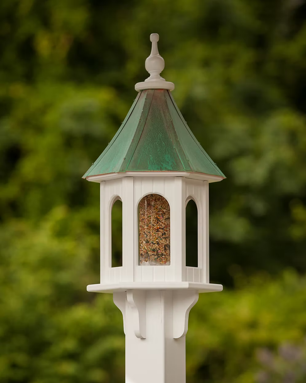 Compact Hexagon Bird Feeder