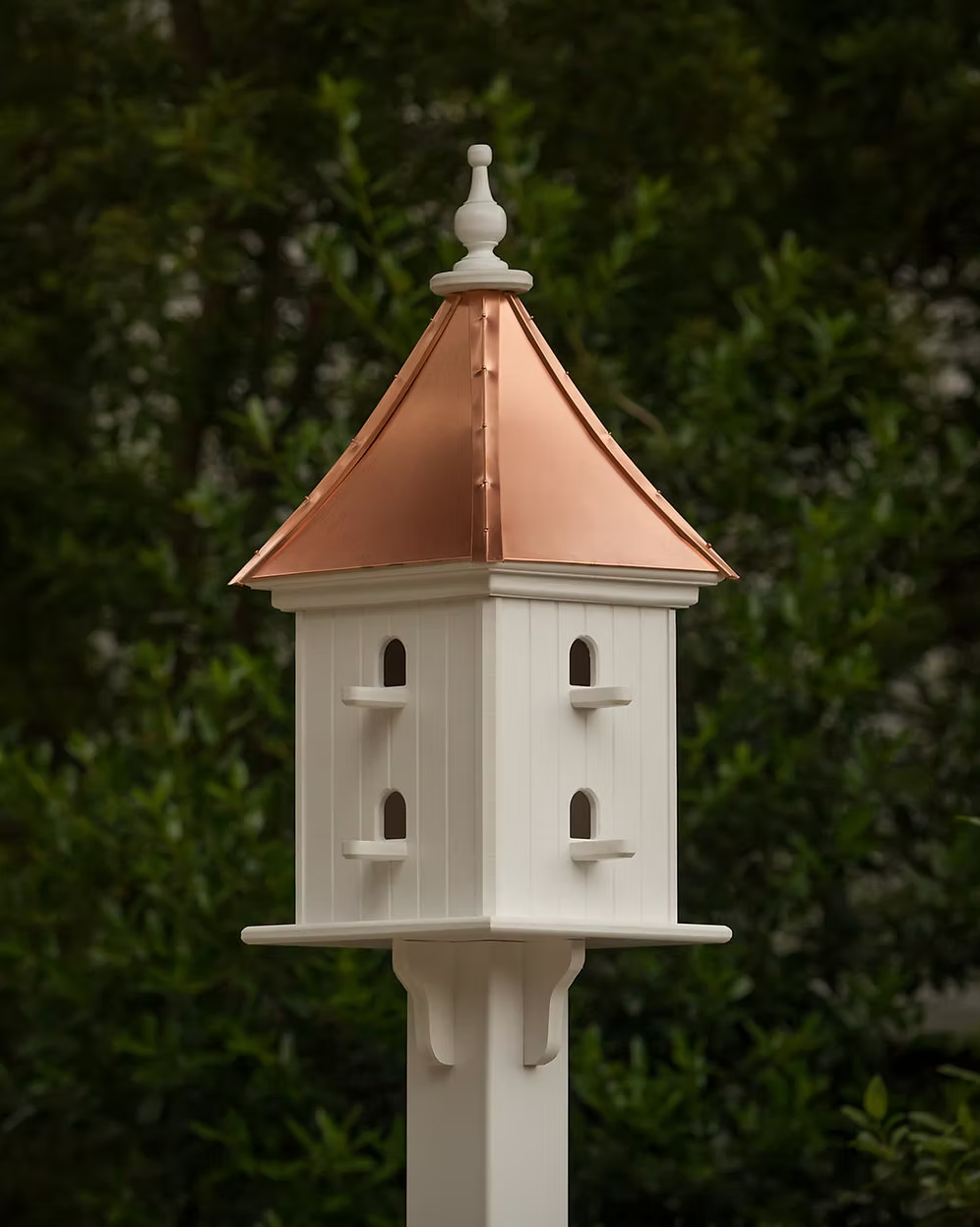 Square Bird Villa with Copper Roof