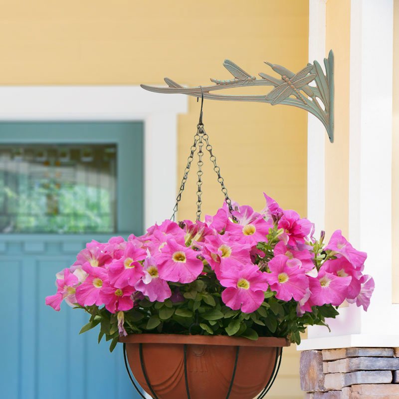 Copper Verdigris Dragonfly Outdoor Nature Hook
