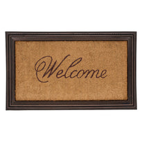 Essex Natural Coir Welcome Mat with Rubber Backing
