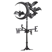 30-Inch Black Halloween Bat Rooftop Weathervane