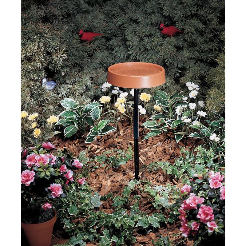 Allied Precision 12-Inch Heated Bird Bath w/ Metal Stand
