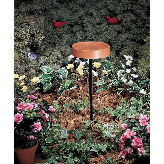 Allied Precision 12-Inch Heated Bird Bath w/ Metal Stand