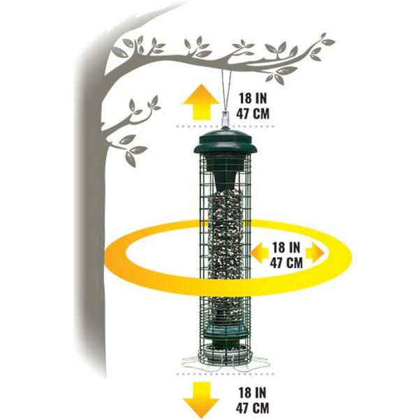 Weight-Activated Squirrel-Resistant Wild Bird Feeder