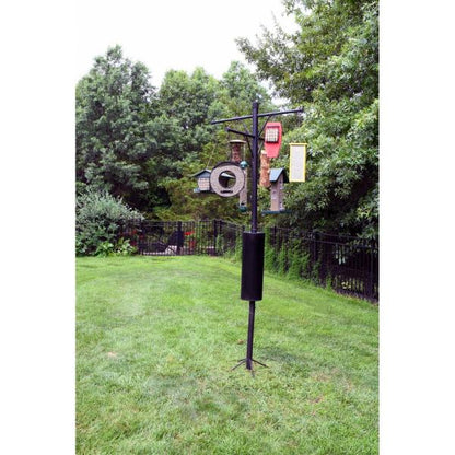8-Feeder Squirrel-Resistant Pole Feeding Station