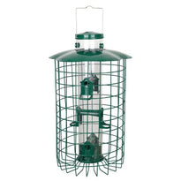 Squirrel-Guard 10-Cup Caged Bird Feeder