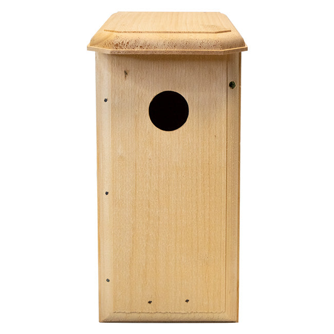 Pine Nest Box for Titmice, Warblers & Tree Swallows