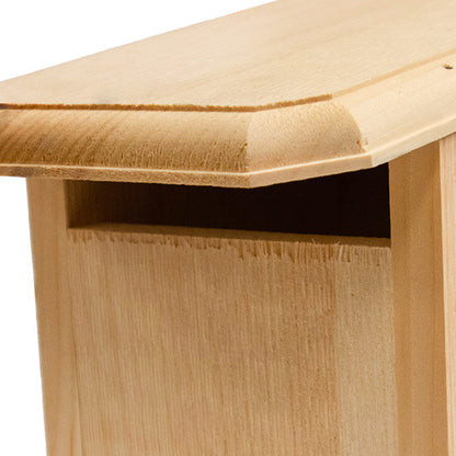 Sparrow-Resistant Western Bluebird Nest Box with Slot Entry