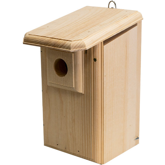Western Bluebird Pine Nest Box with Predator Guard