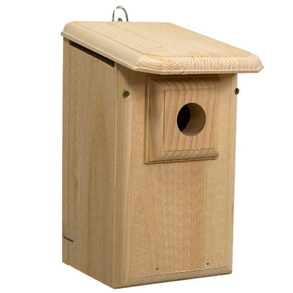 Western Bluebird Observation Nest Box with Clear Viewing Panel