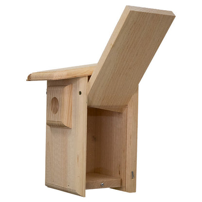 Western Bluebird Observation Nest Box with Clear Viewing Panel