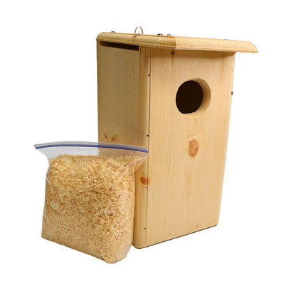 Pine Bufflehead Duck Nesting House with Interior Ladder