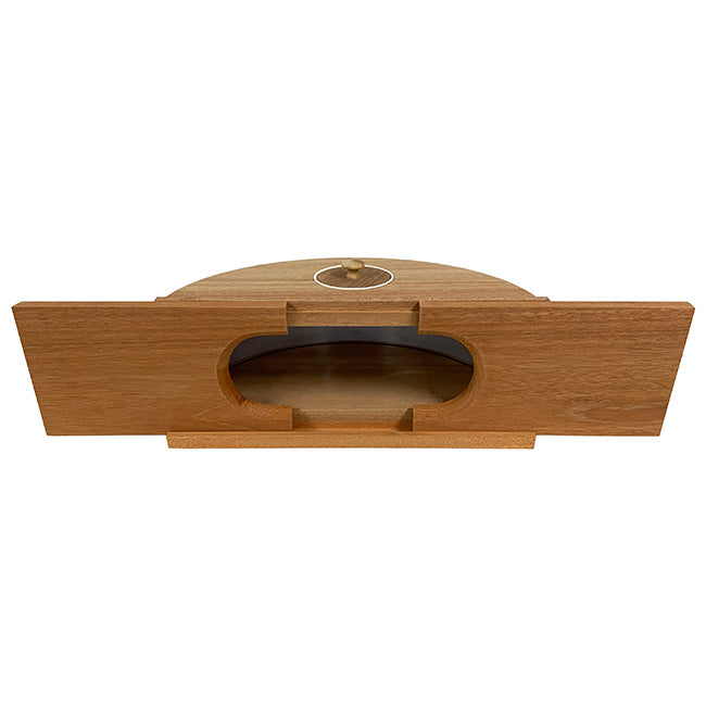 Oak In-Window Bird Feeder with Mirrored Viewing Panel