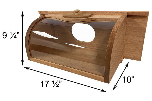 Mahogany In-Window Bird Feeder with Clear Viewing Panel