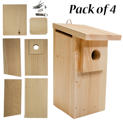 4-Pack Western Bluebird House DIY Kits