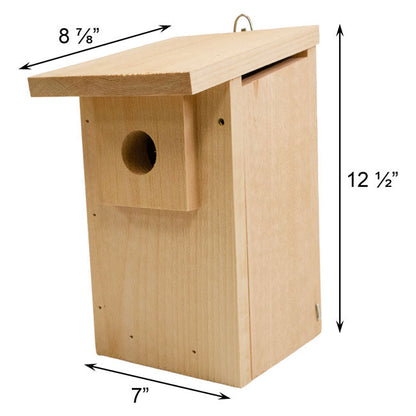 Western Bluebird Trail Nest Box with Predator Guard