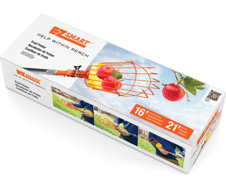 EZ Smart Fruit Picker With 16' Pole