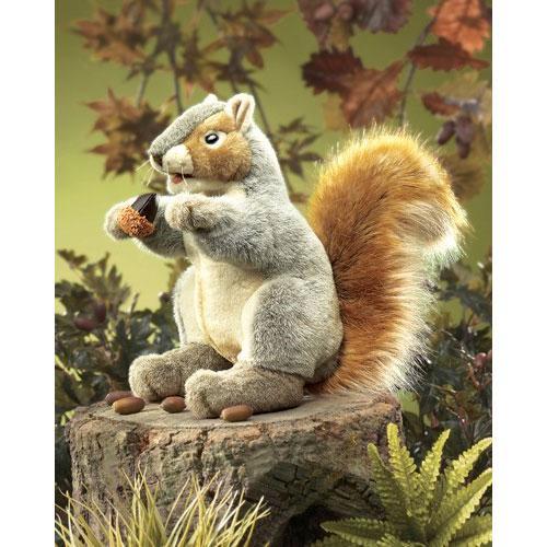 Gray Squirrel Hand Puppet