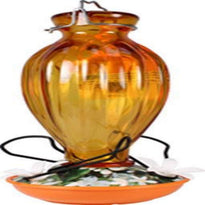 Fluted Glass Oriole Feeder
