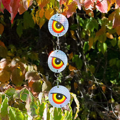 Reflective Bird & Pest Deterrent Hanging Discs – 12 Pack