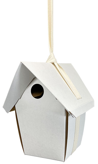 12-Pack Recycled Paper Wren & Chickadee House Kits