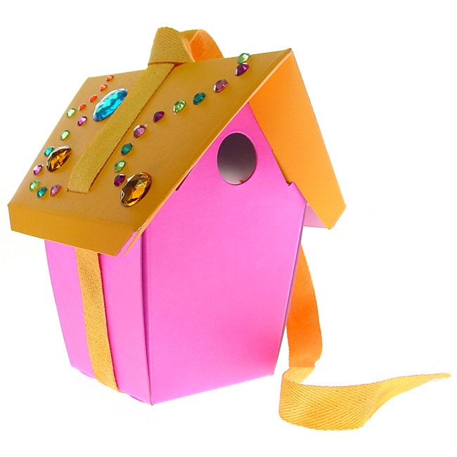 12-Pack Recycled Paper Wren & Chickadee House Kits