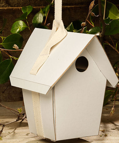 12-Pack Recycled Paper Wren & Chickadee House Kits