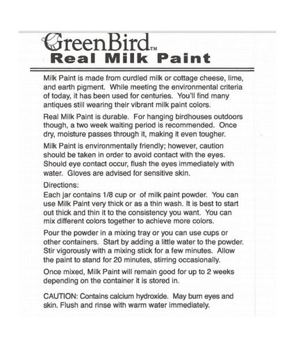 8-Color Natural Milk Paint Powder Craft Kit