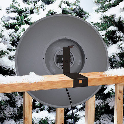 20-Inch Heated Deck Rail Bird Bath with Thermostat