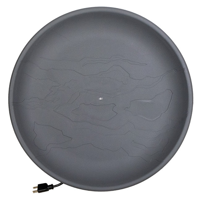 20-Inch Heated Deck Rail Bird Bath with Thermostat